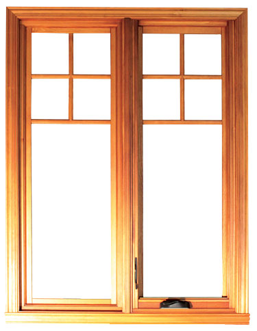Fenêtre en bois à battant